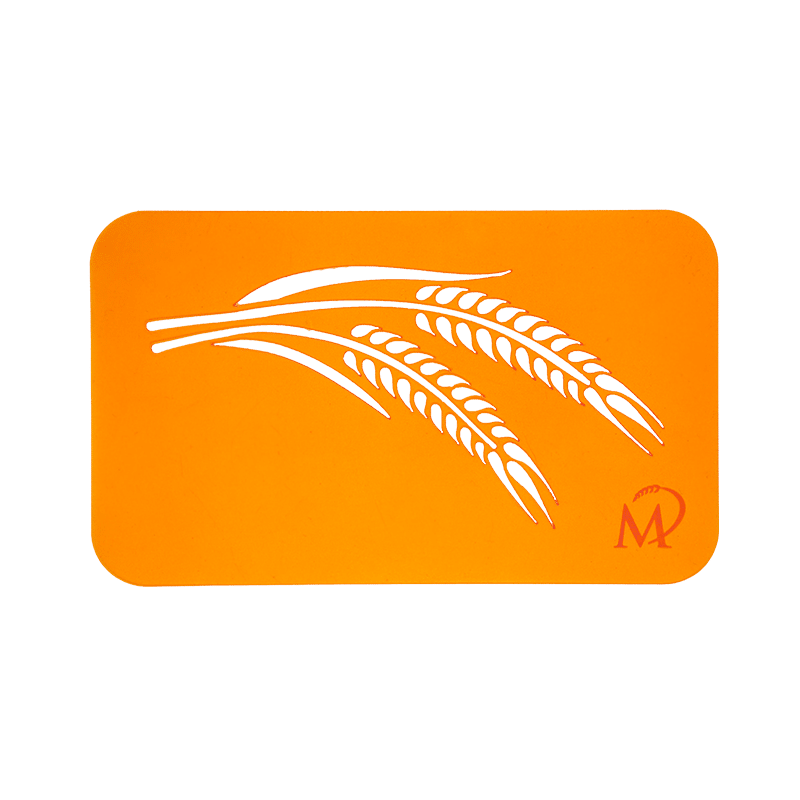 Teigkarte mit Ähren-Motiv