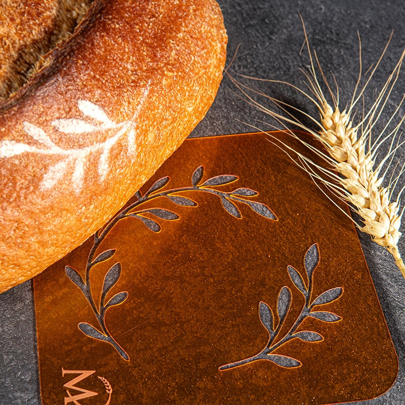 Brot, Schablone, Ähre, Dekoration, Nahaufnahme