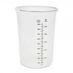 Messbecher mit Skala, leer