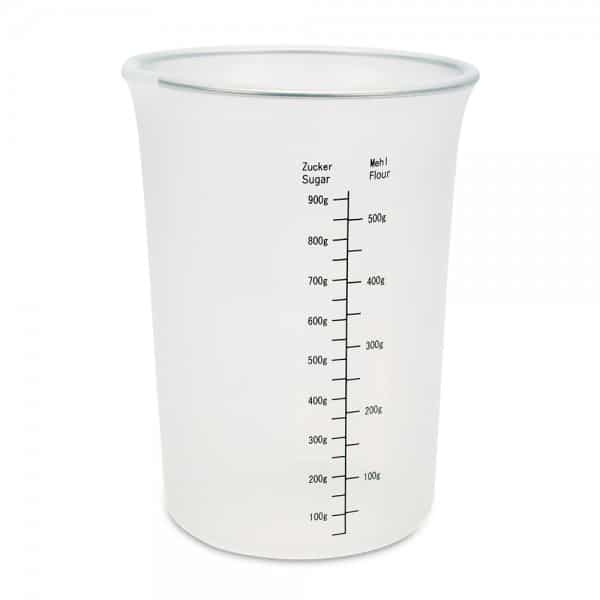 Messbecher mit Skala, leer