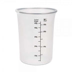 Messbecher mit Skala für Zucker