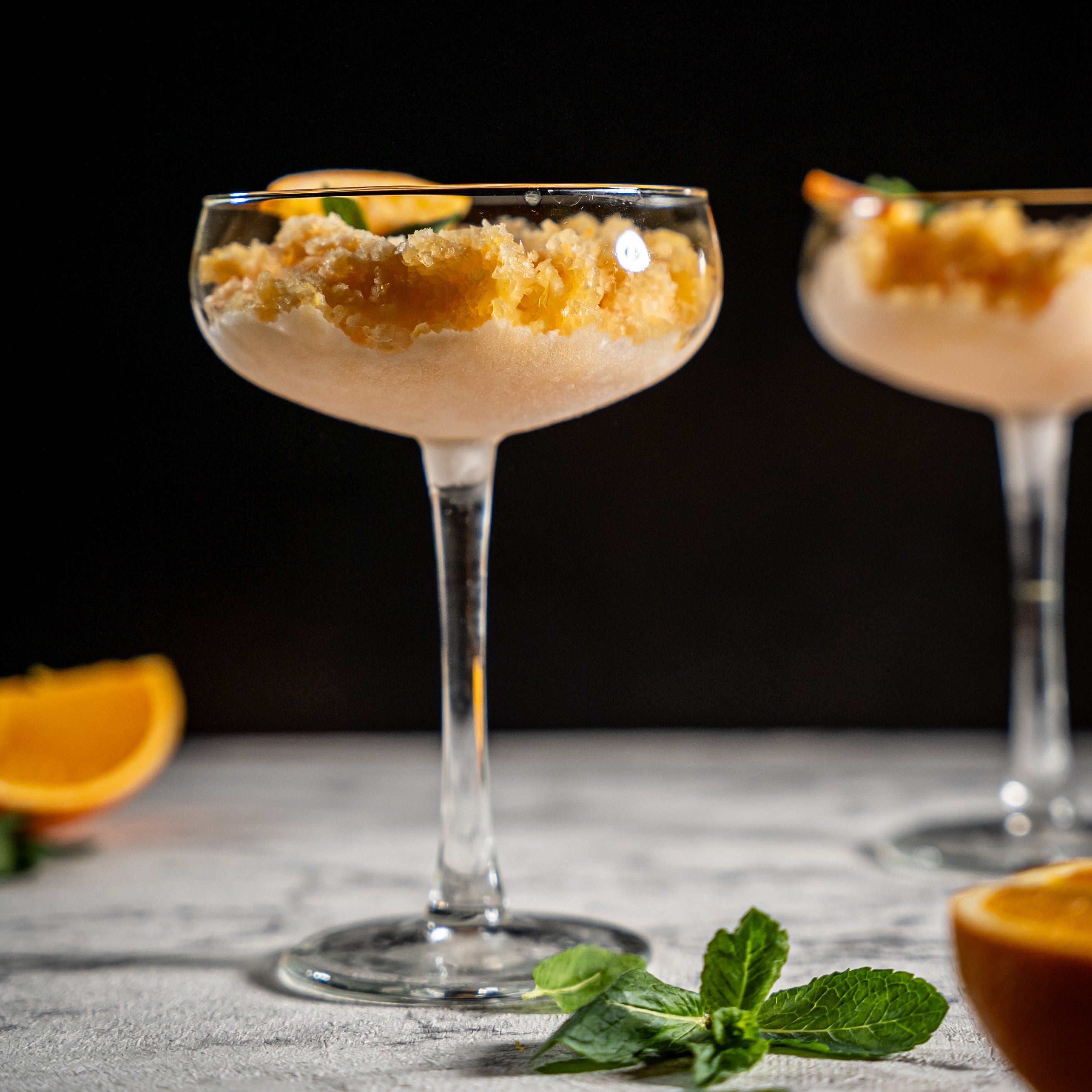 Orangen Granita