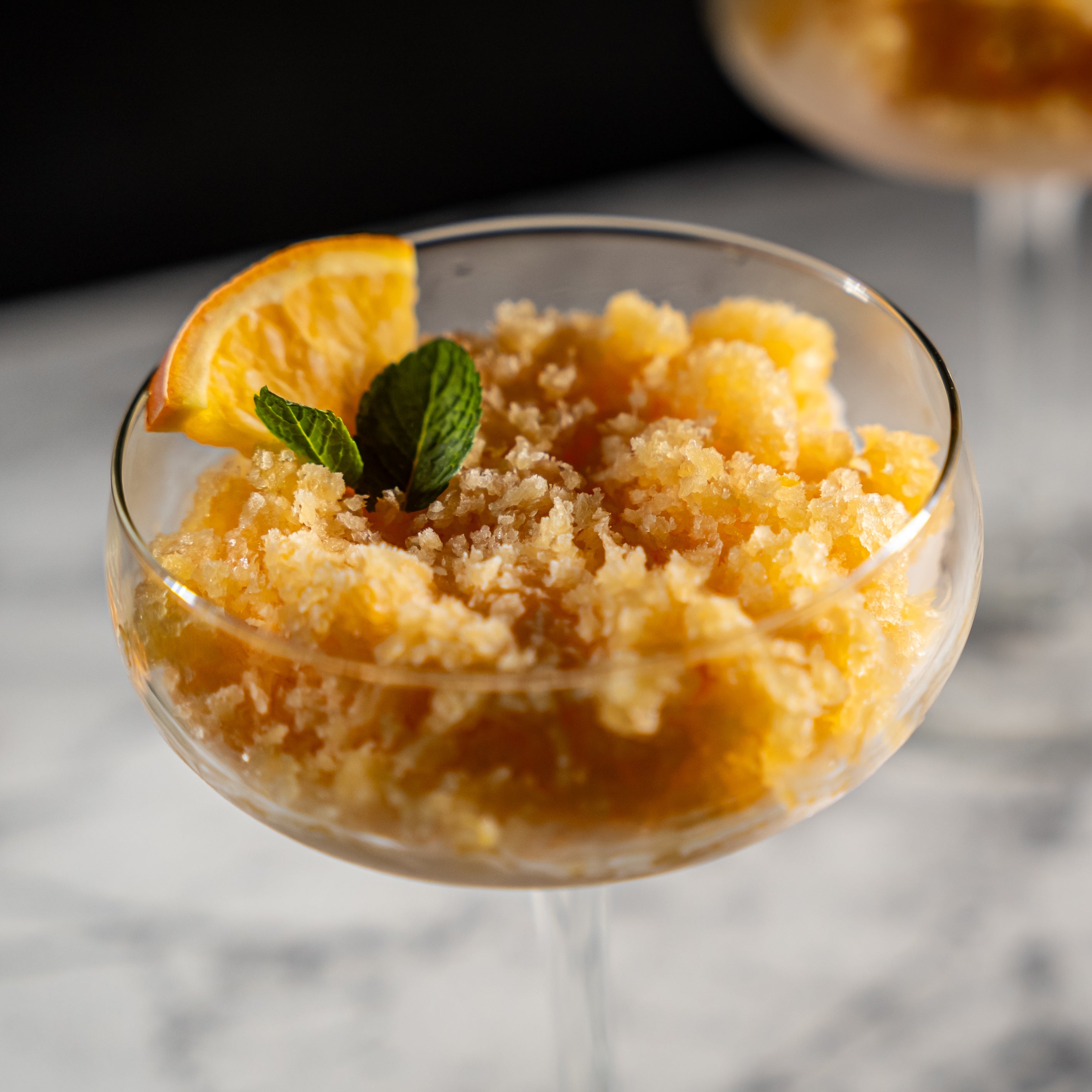 Orangen Granita