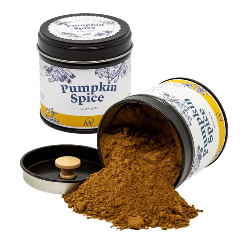 Pumpkin Spice Gewürz offen Dose