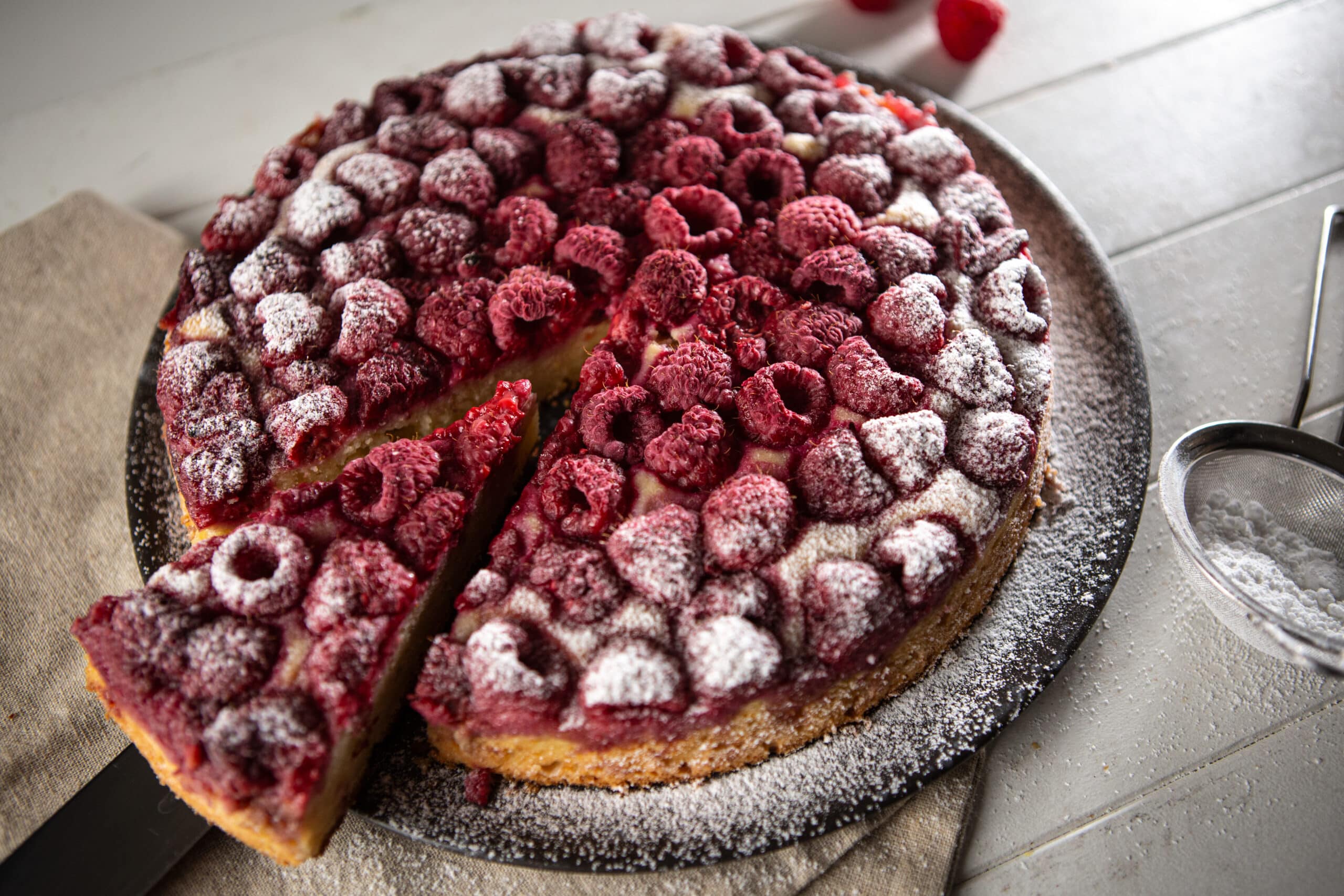 Ricotta Himbeer Kuchen