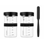 Sauerteiggläser und Teigschaber Set