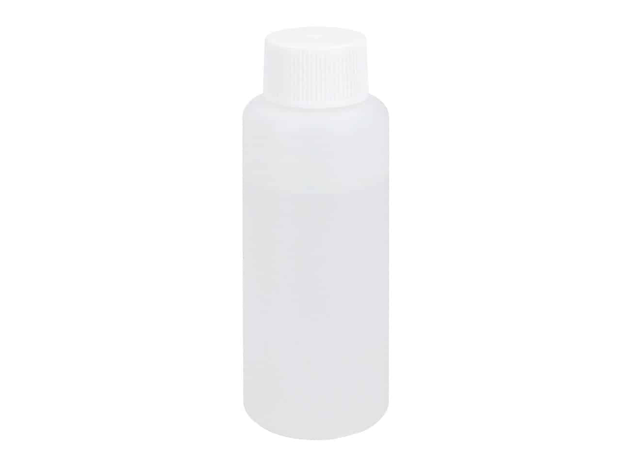 Transparente Dosierflasche mit Schraubverschluss