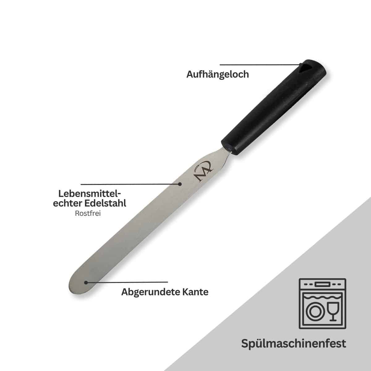 Streichpalette aus Edelstahl, Marcel Paa