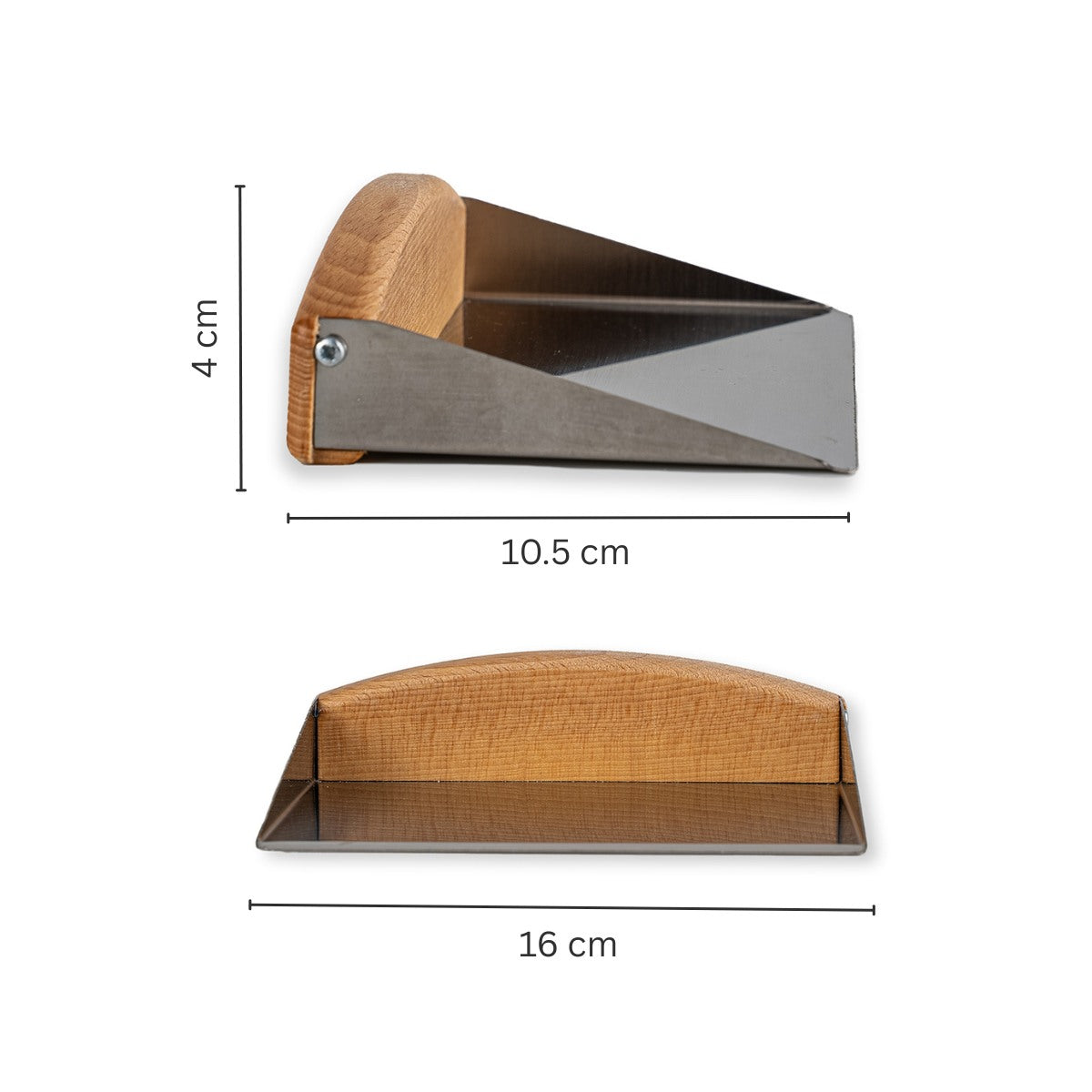 Teigabstecher aus Holz und Metall