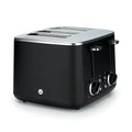 Schwarzer Toaster mit vier Schlitzen