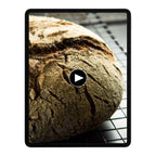 Brot auf einem Tablet