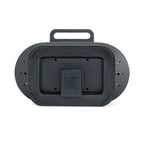 Schwarze Backform von hinten