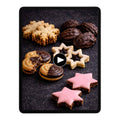 Weihnachtskekse auf einem Tablet
