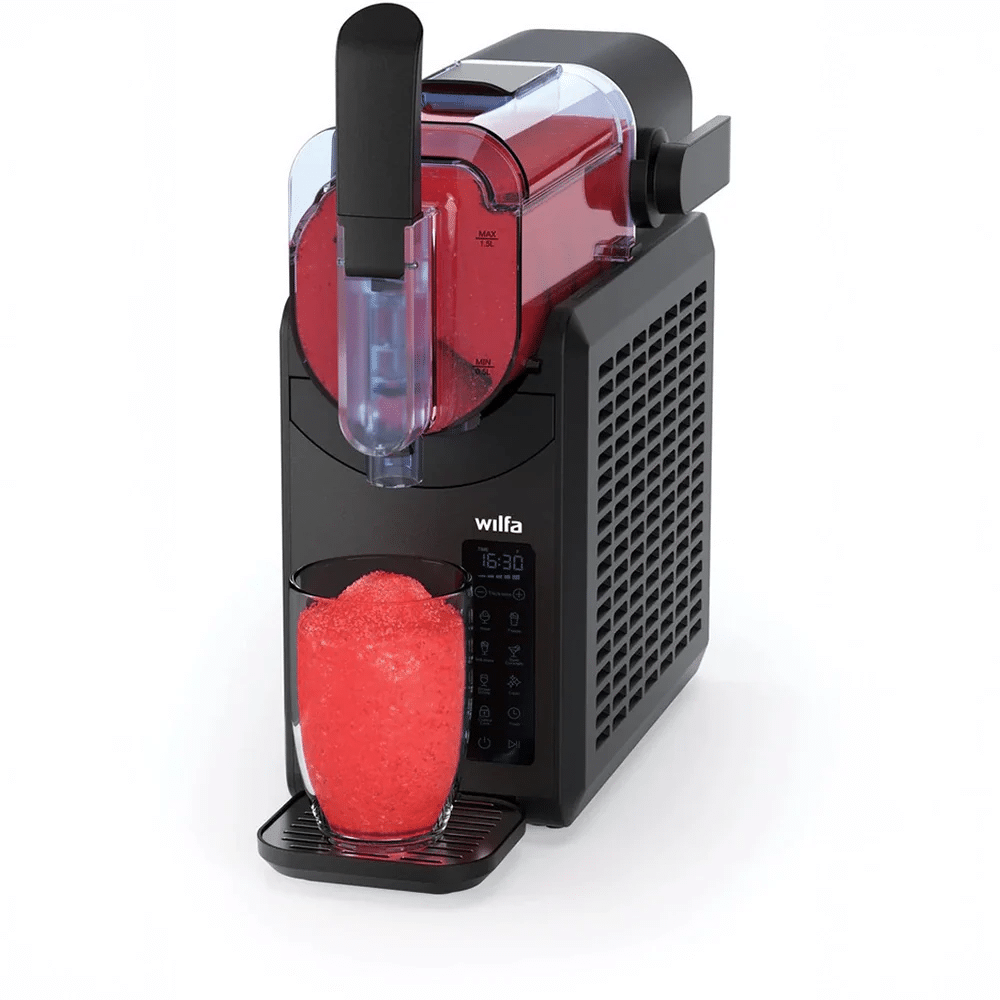 Eismaschine mit rotem Slush-Eis