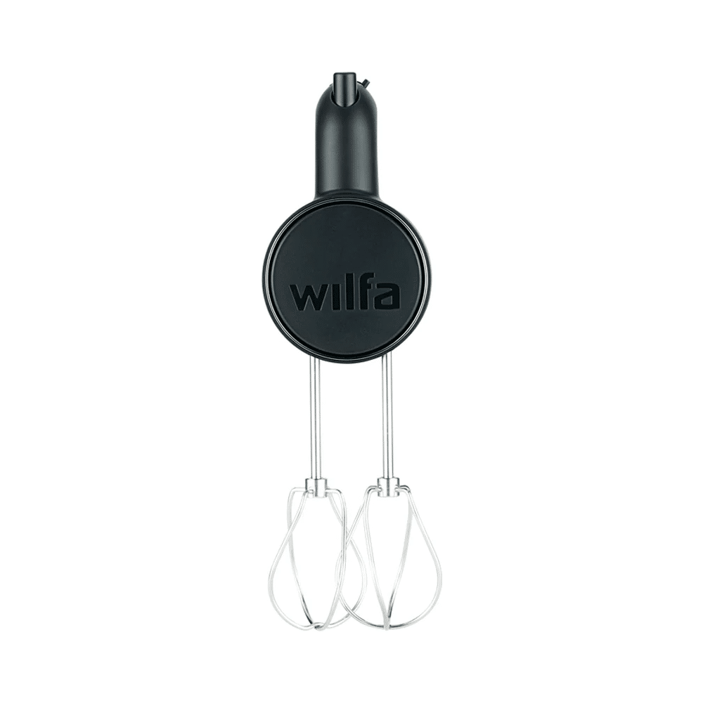 Schwarzer Wilfa Handmixer, frontal