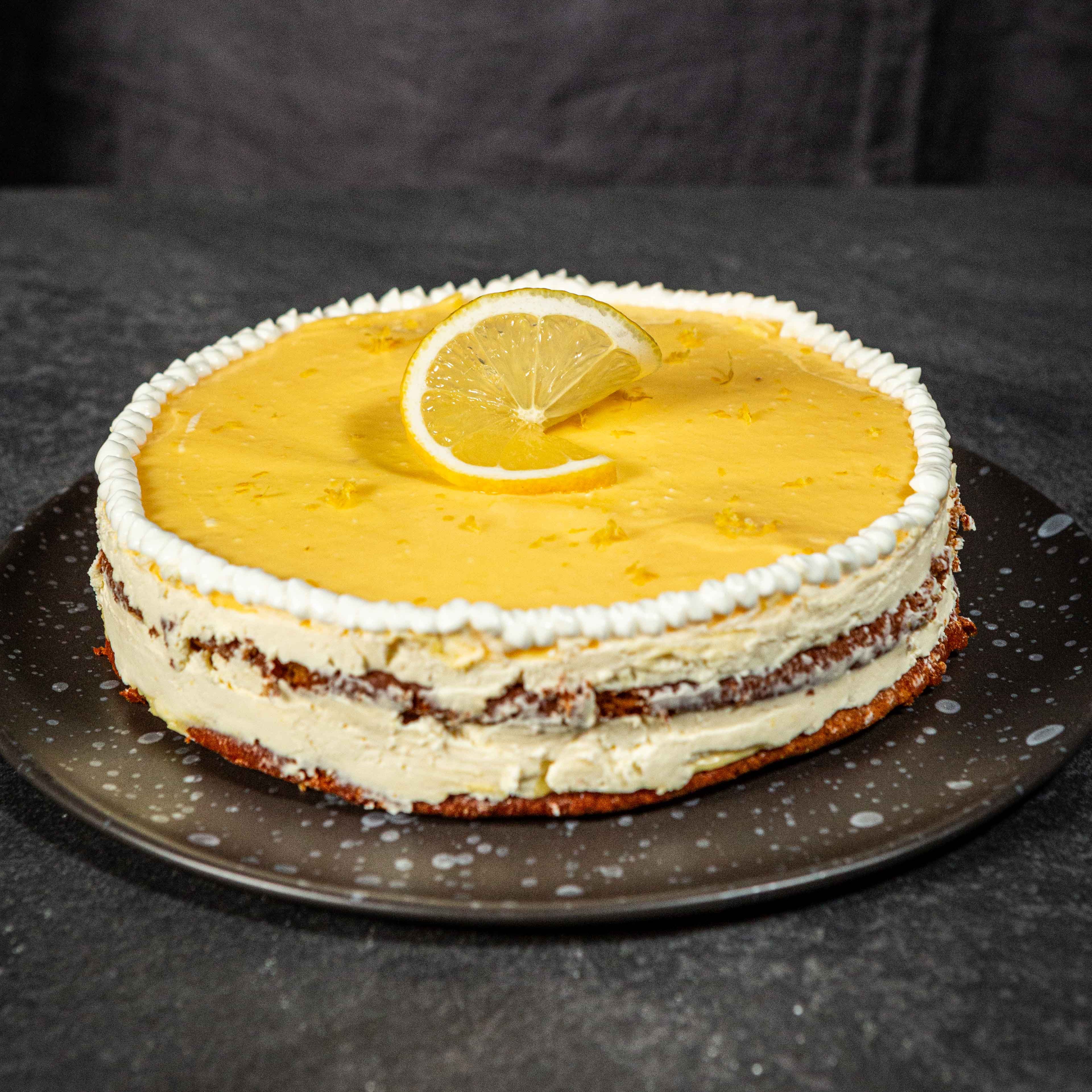 Zitronen Tiramisu mit Vollkornbiscuit
