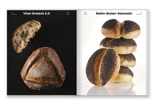 Vitalbrot und Mohn-Butter-Semmeln