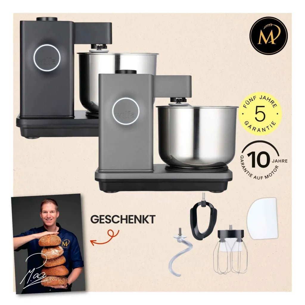 WILFA ProBaker Küchenmaschine KM1B-70 schwarz (602030)