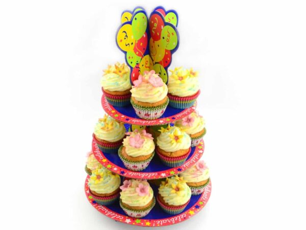 Cupcake Etagere Happy Birthday V03