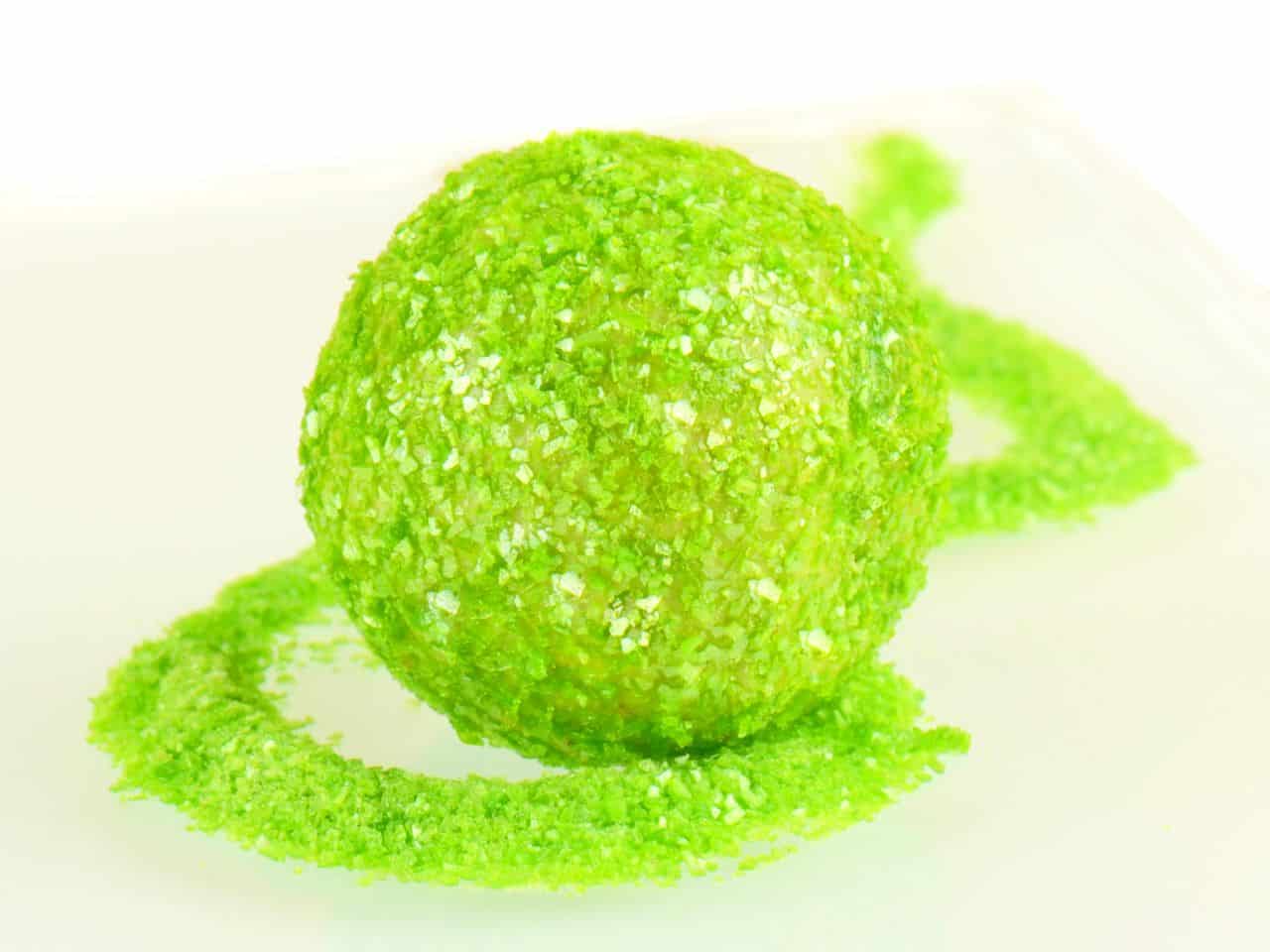 Glitzerpulver essbar apple green - apfelgrün 5 g V01
