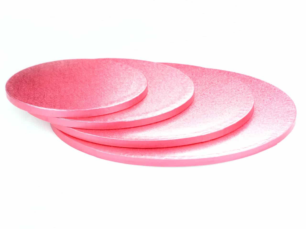 Cakeboard rund pink V01