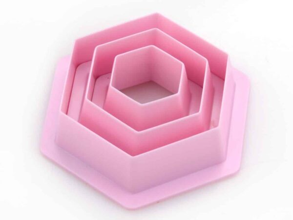 Ausstecherset Hexagon 3er V02