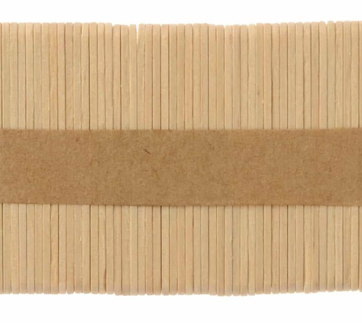 Eisstiele aus Holz 100 St, Mini, 7 cm