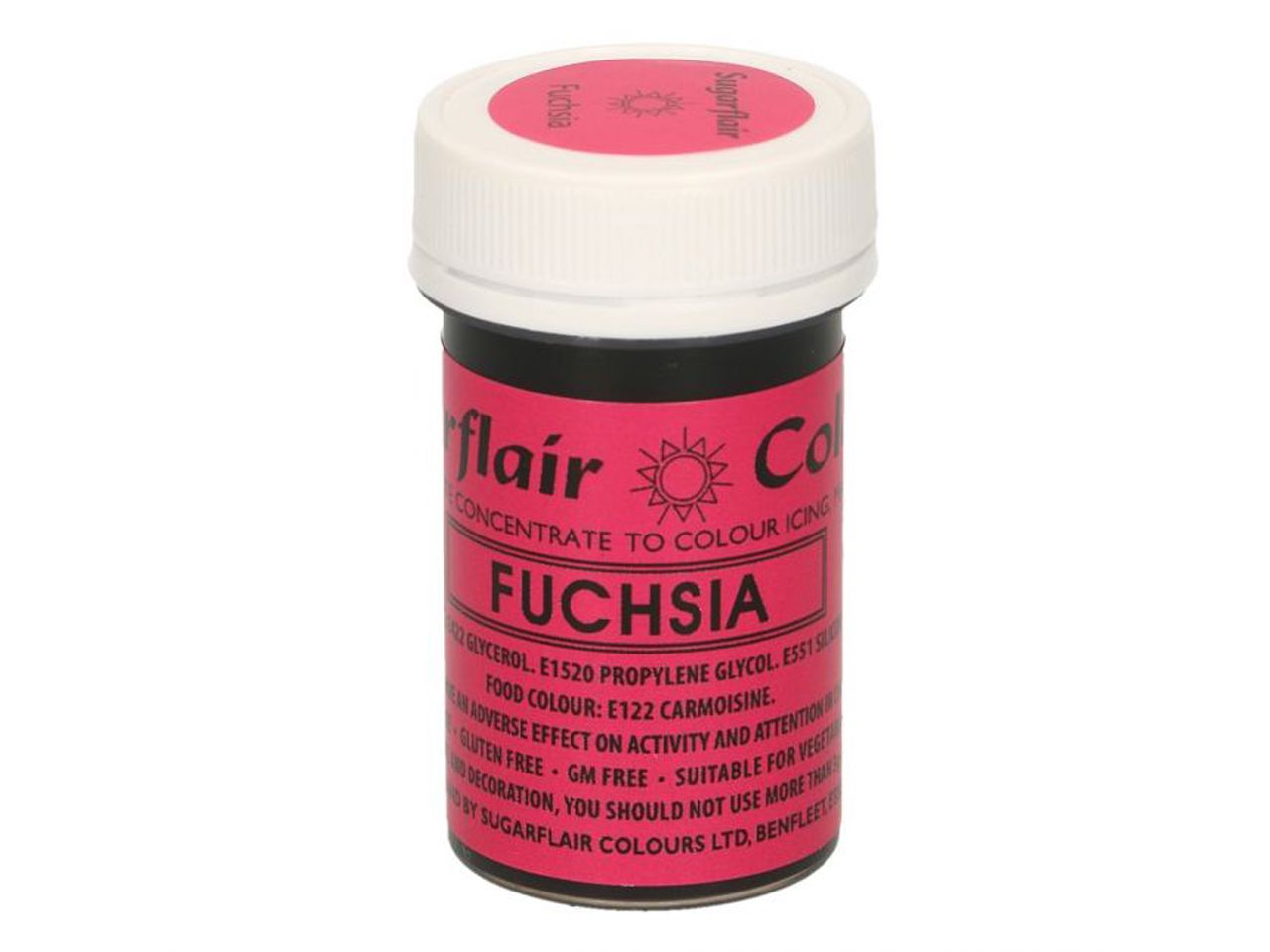 Sugarflair Pastenfarbe Fuchsia 25 g