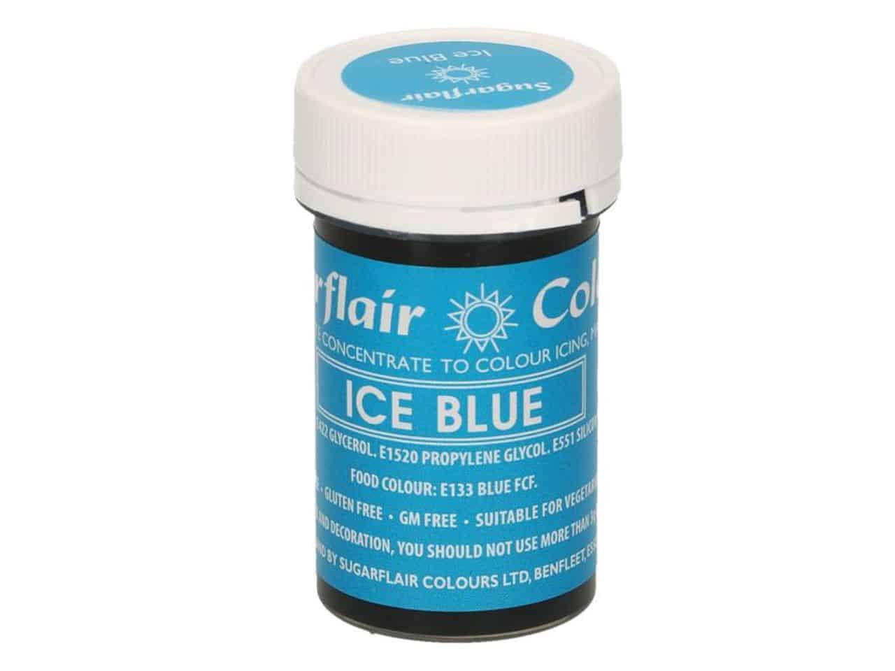 Sugarflair Pastenfarbe Eisblau 25 g