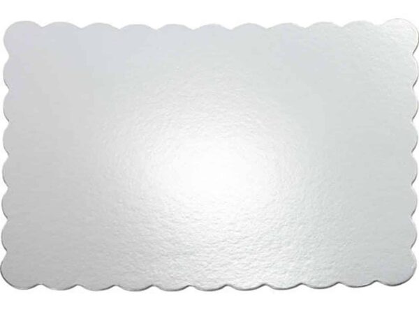 Wilton Tortenplatte Karton, Silber, 32,5x47,5 cm 4er Set V02
