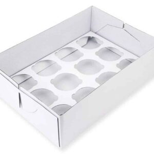 PME Cupcake Box 12 - 9 cm hoch V01