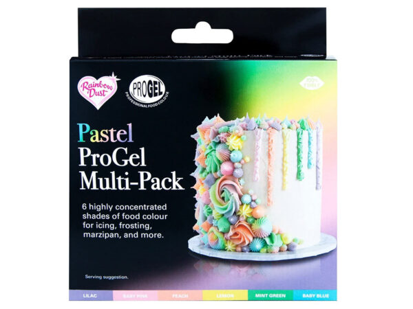 Lebensmittelfarbe ProGel Multipack Pastel